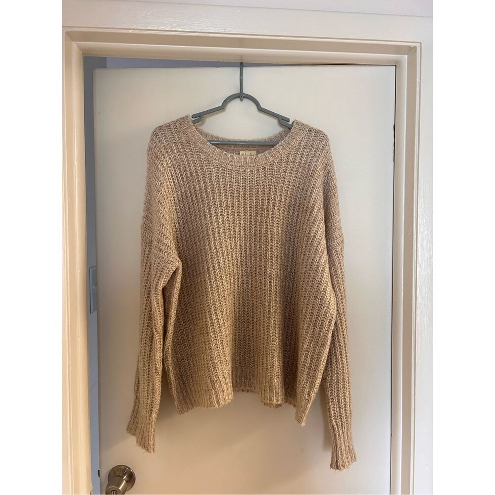 Sky & Sparrow tan sweater size XL